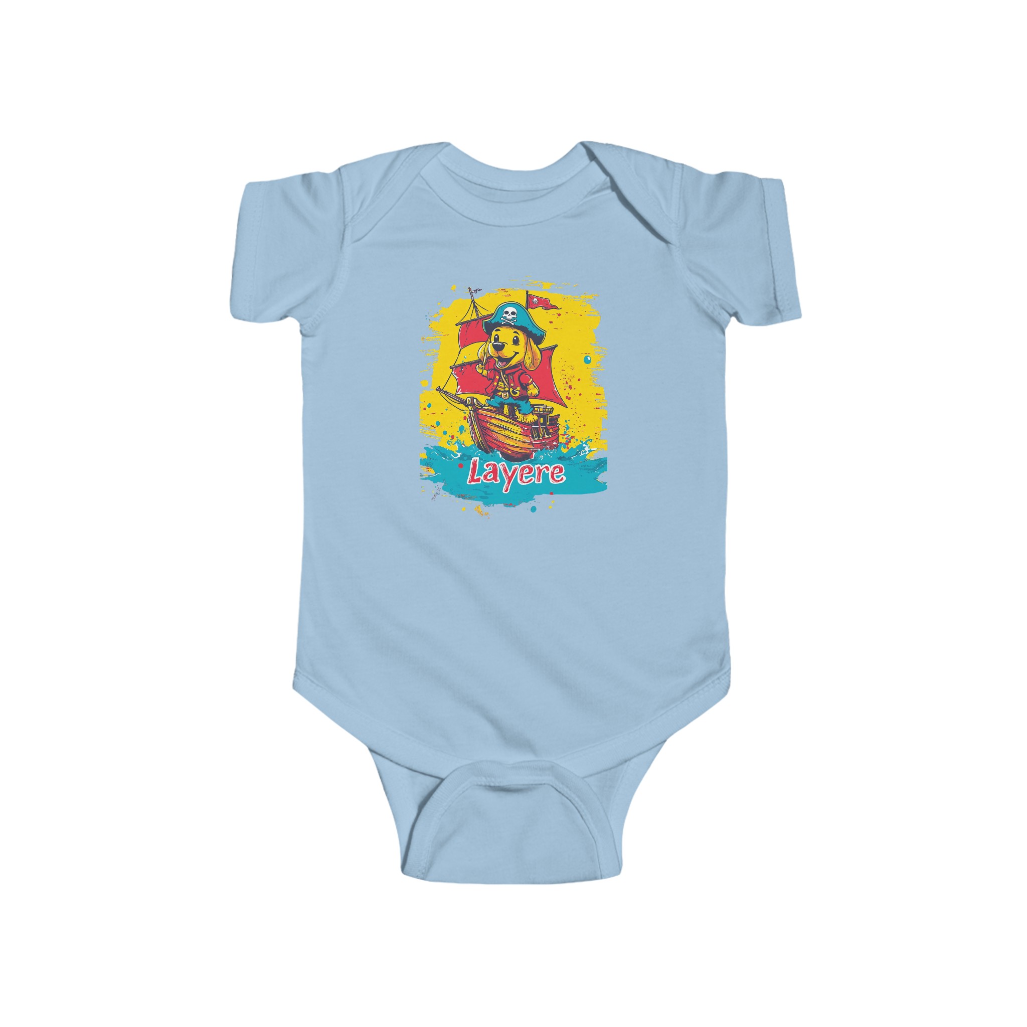 Baby Bodysuit "Pirate Pup Adventure" - Image 3