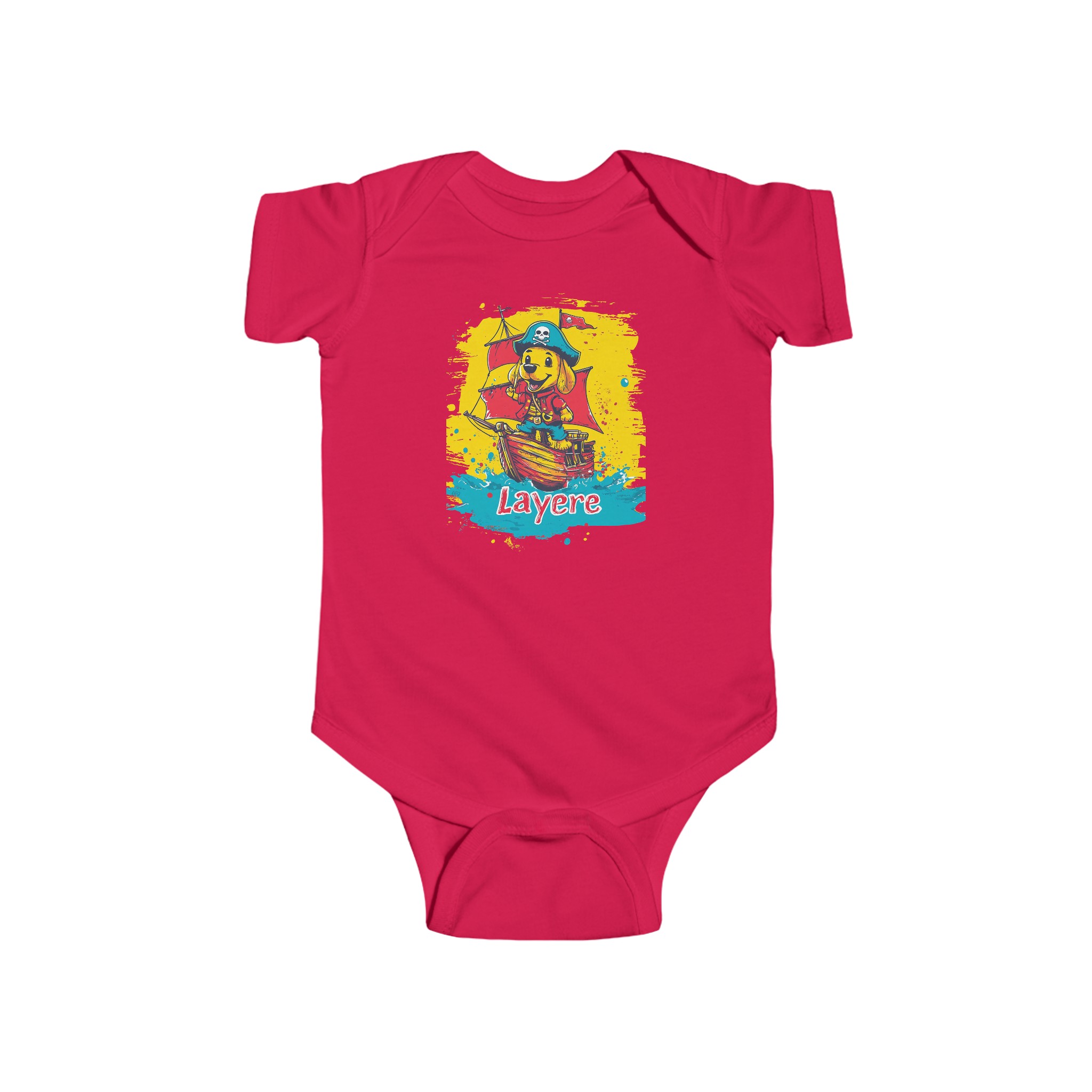 Baby Bodysuit "Pirate Pup Adventure"