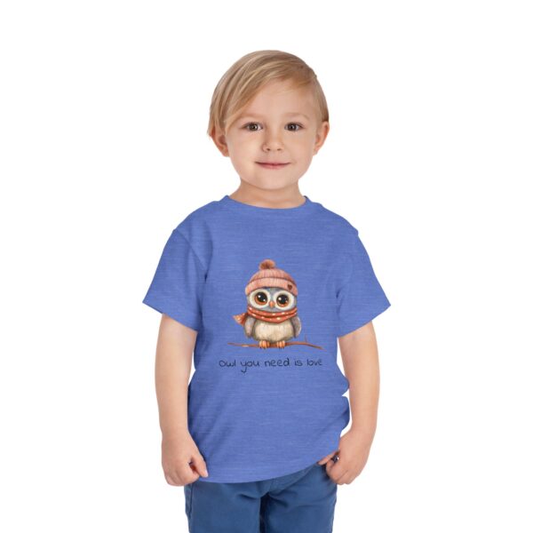 Toddler Tee Owl: Ow You Need Is Love 2T-5T - Image 11