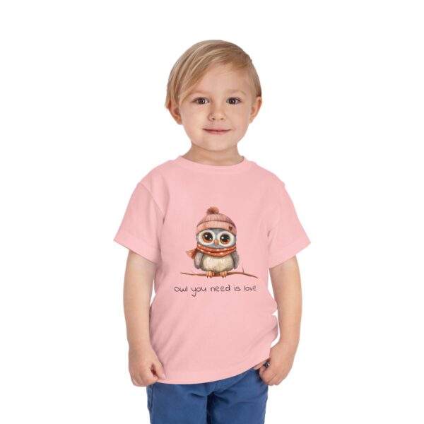 Toddler Tee Owl: Ow You Need Is Love 2T-5T - Image 19