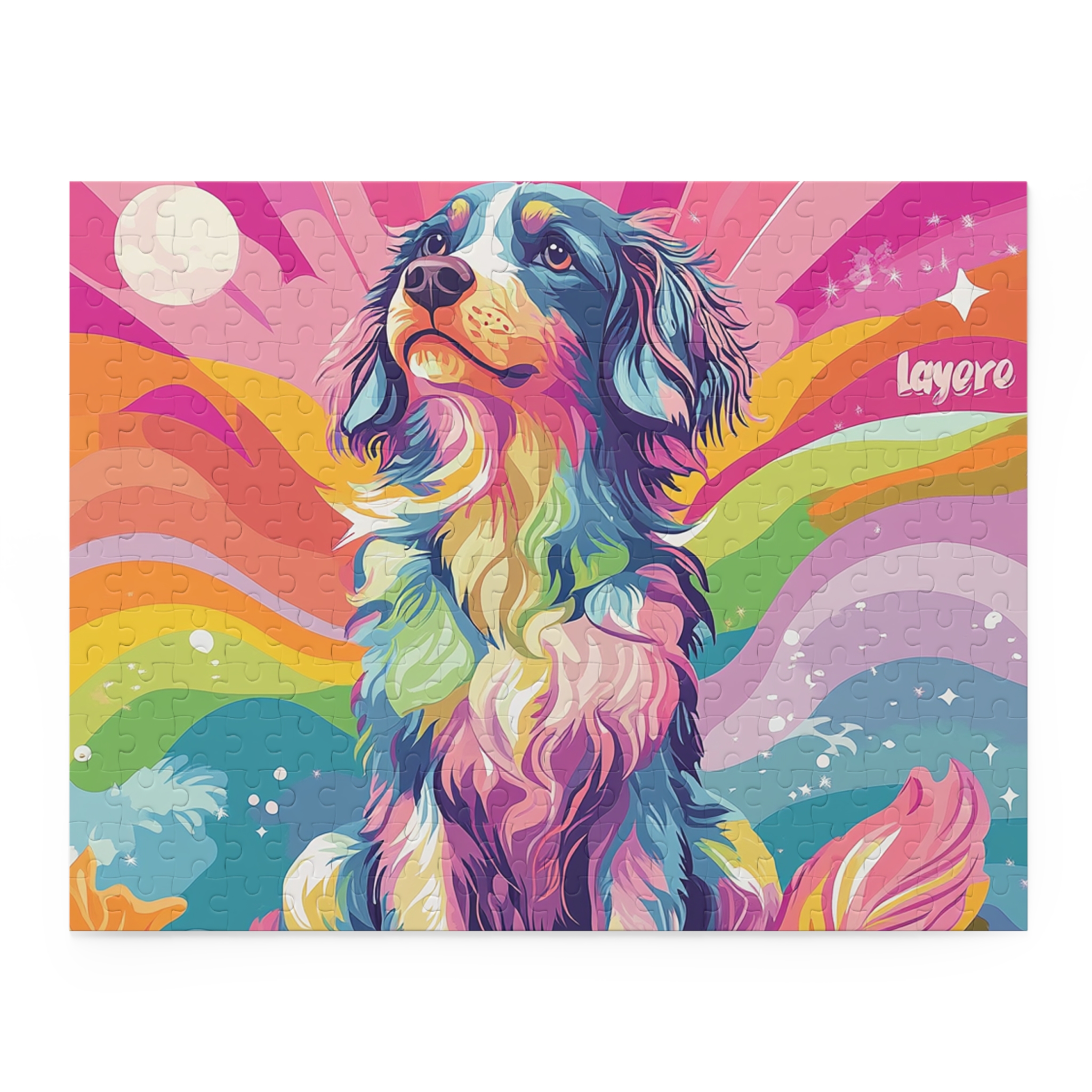 Puzzle - Colourful Australian Shepherd - Image 7