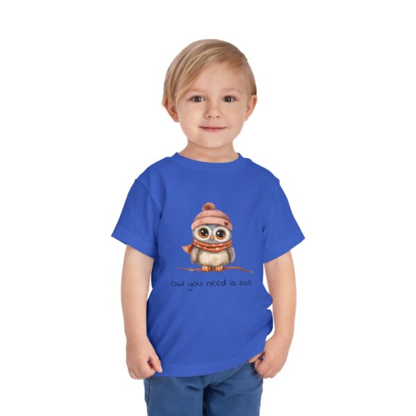 Toddler Tee Owl: Ow You Need Is Love 2T-5T - Image 15