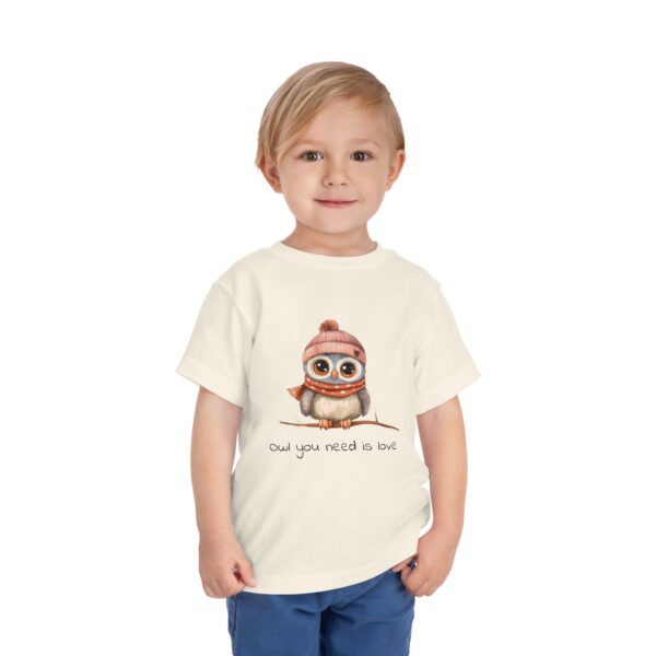 Toddler Tee Owl: Ow You Need Is Love 2T-5T - Image 3
