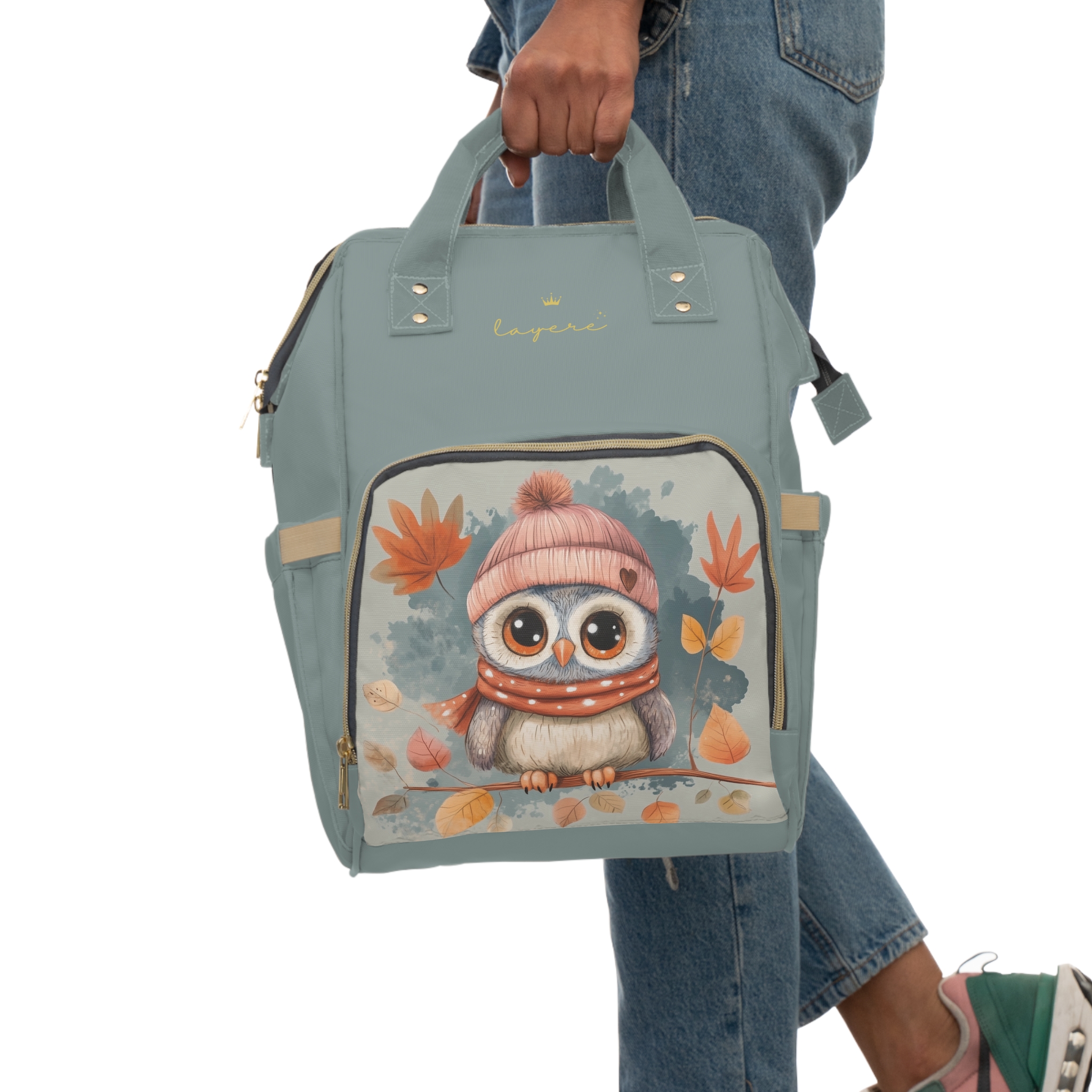 Owl Diaper Backpack - Image 7