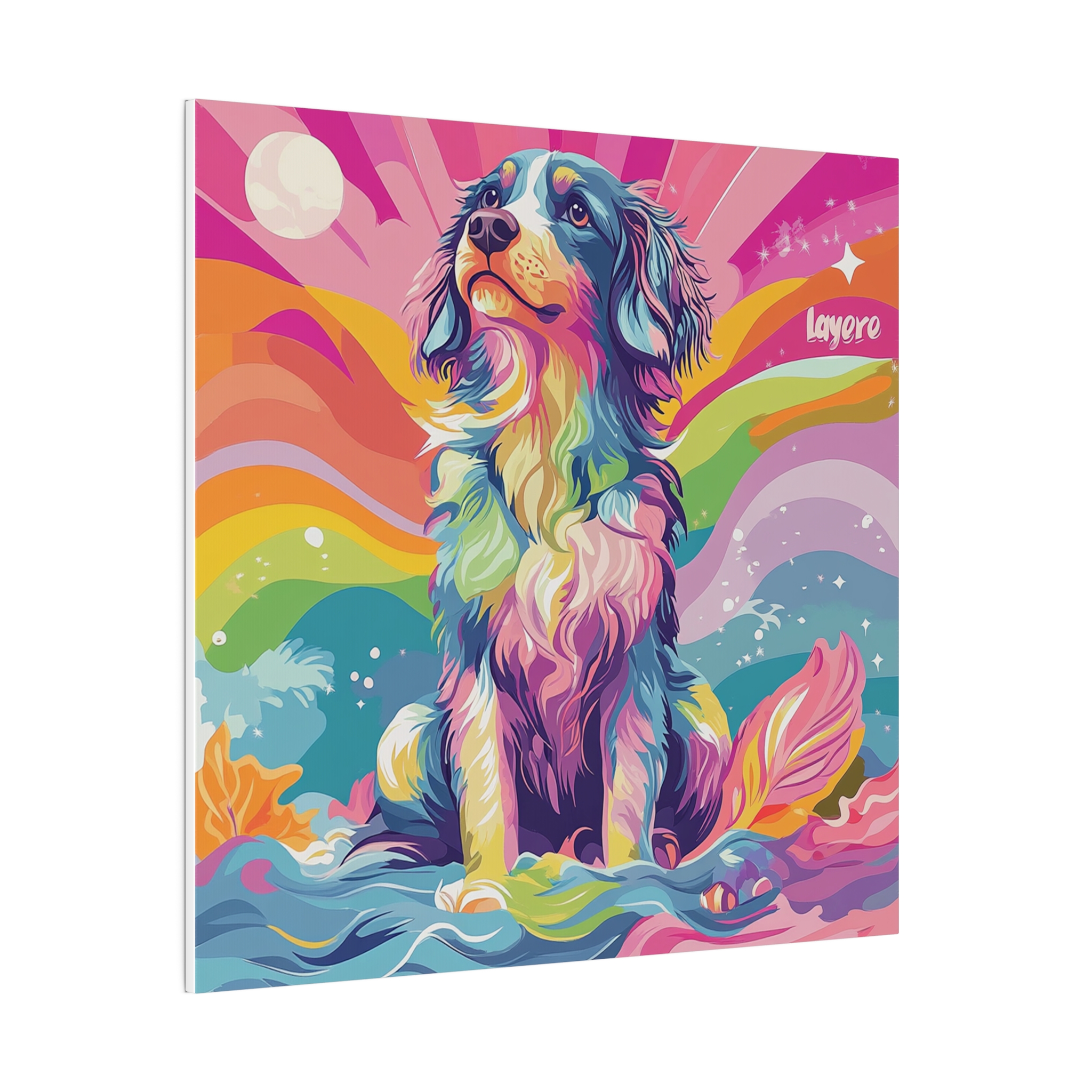 Canvas Print - Australian Shepherd Colorful - Image 10