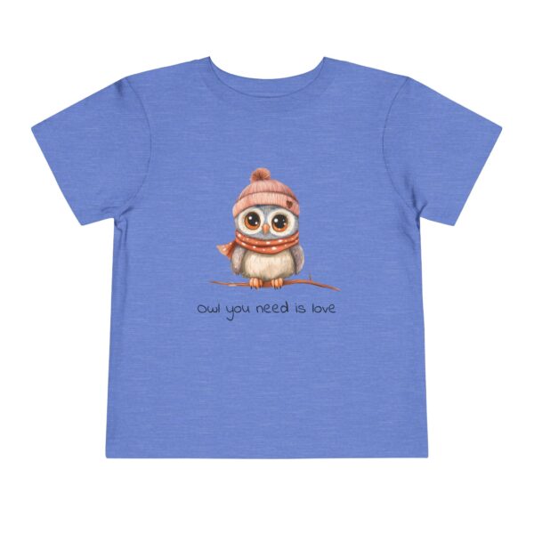 Toddler Tee Owl: Ow You Need Is Love 2T-5T - Image 9