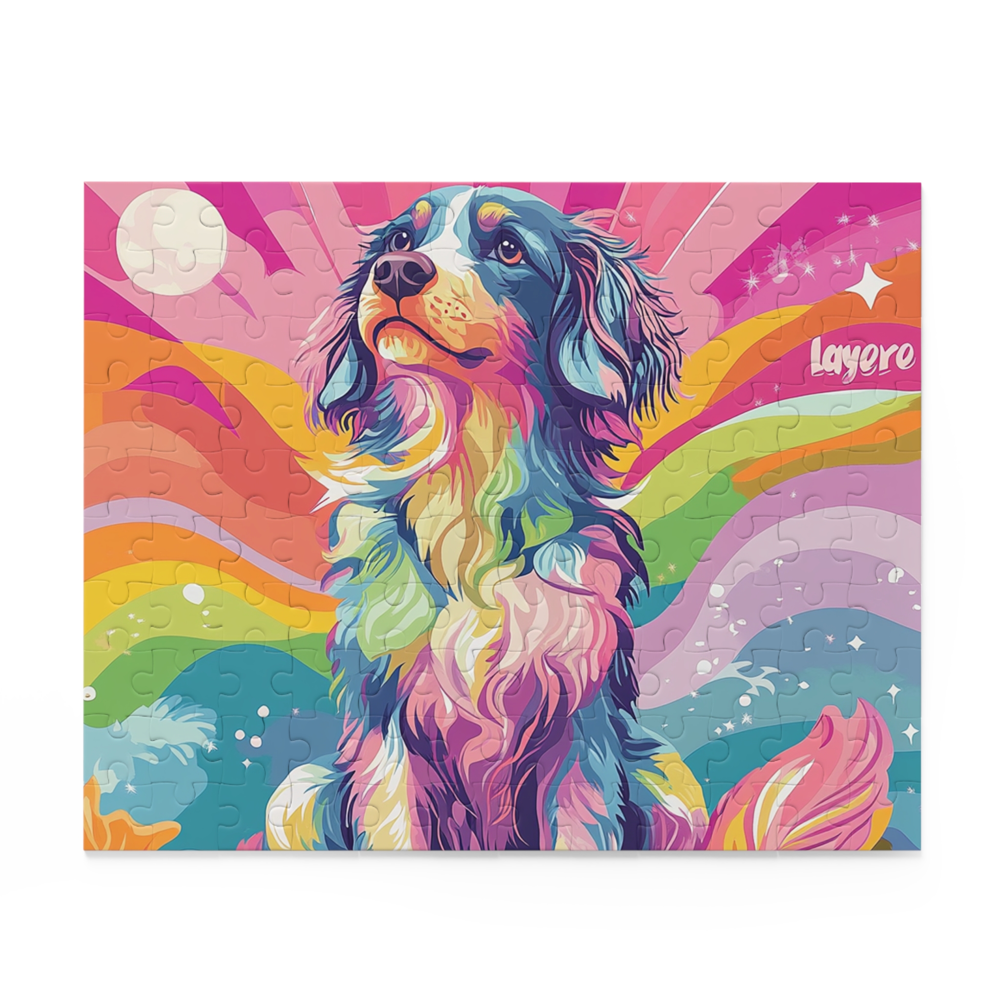 Puzzle - Colourful Australian Shepherd - Image 4