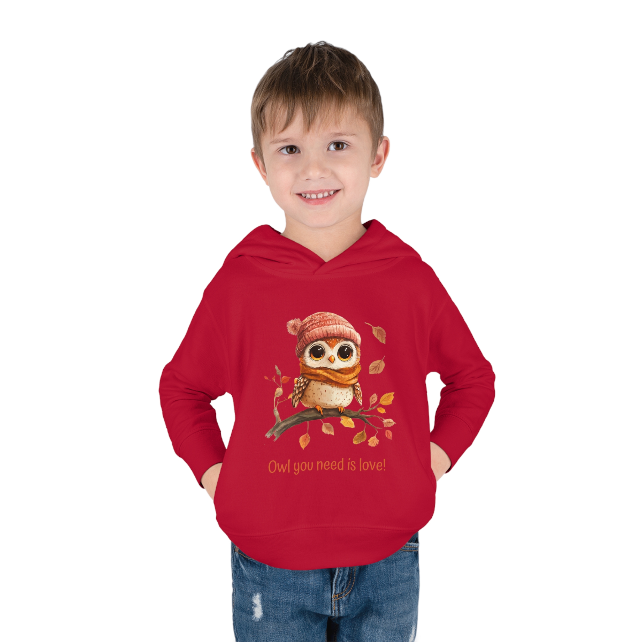 Owl Toddler Hoodie - Image 3