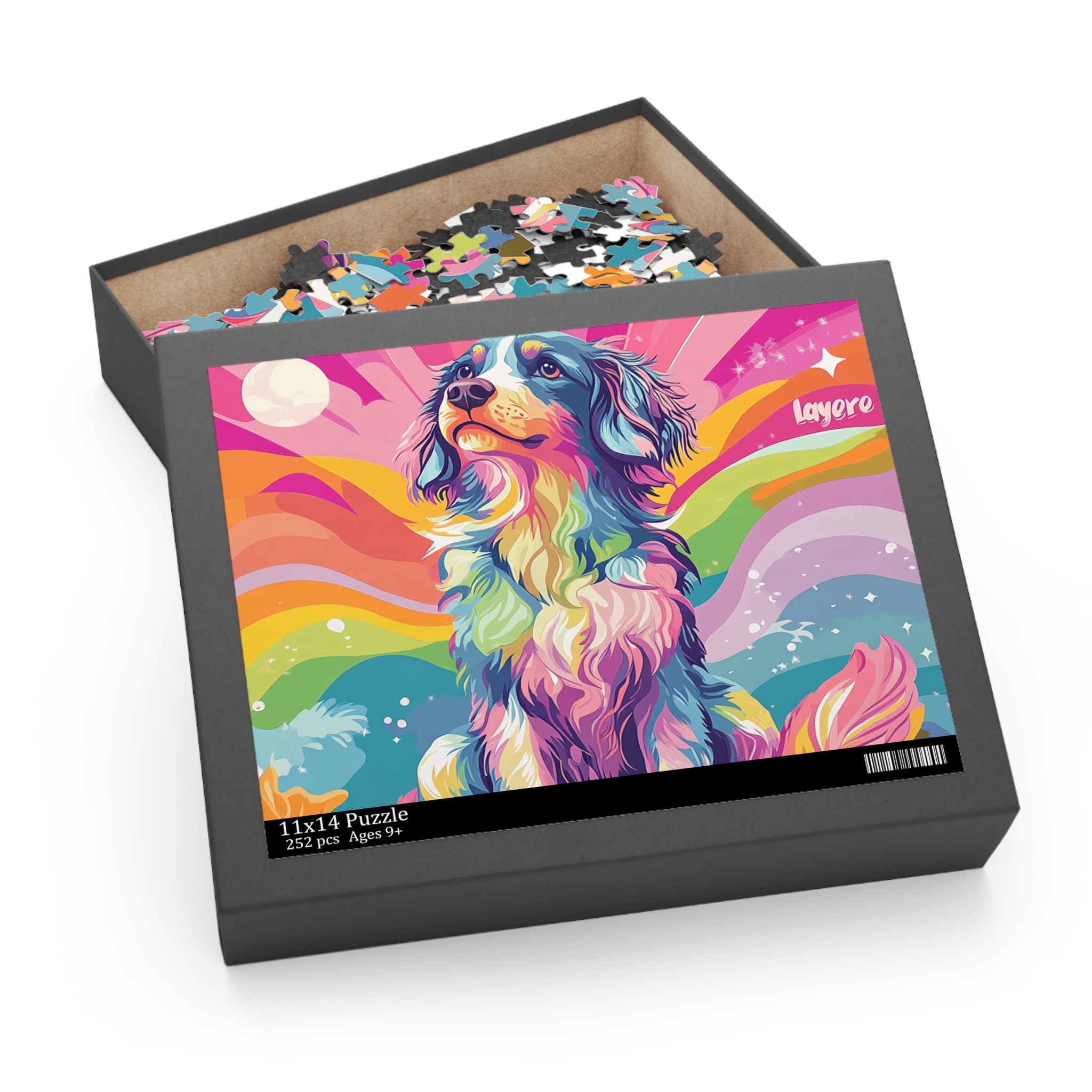 Puzzle - Colourful Australian Shepherd - Image 8