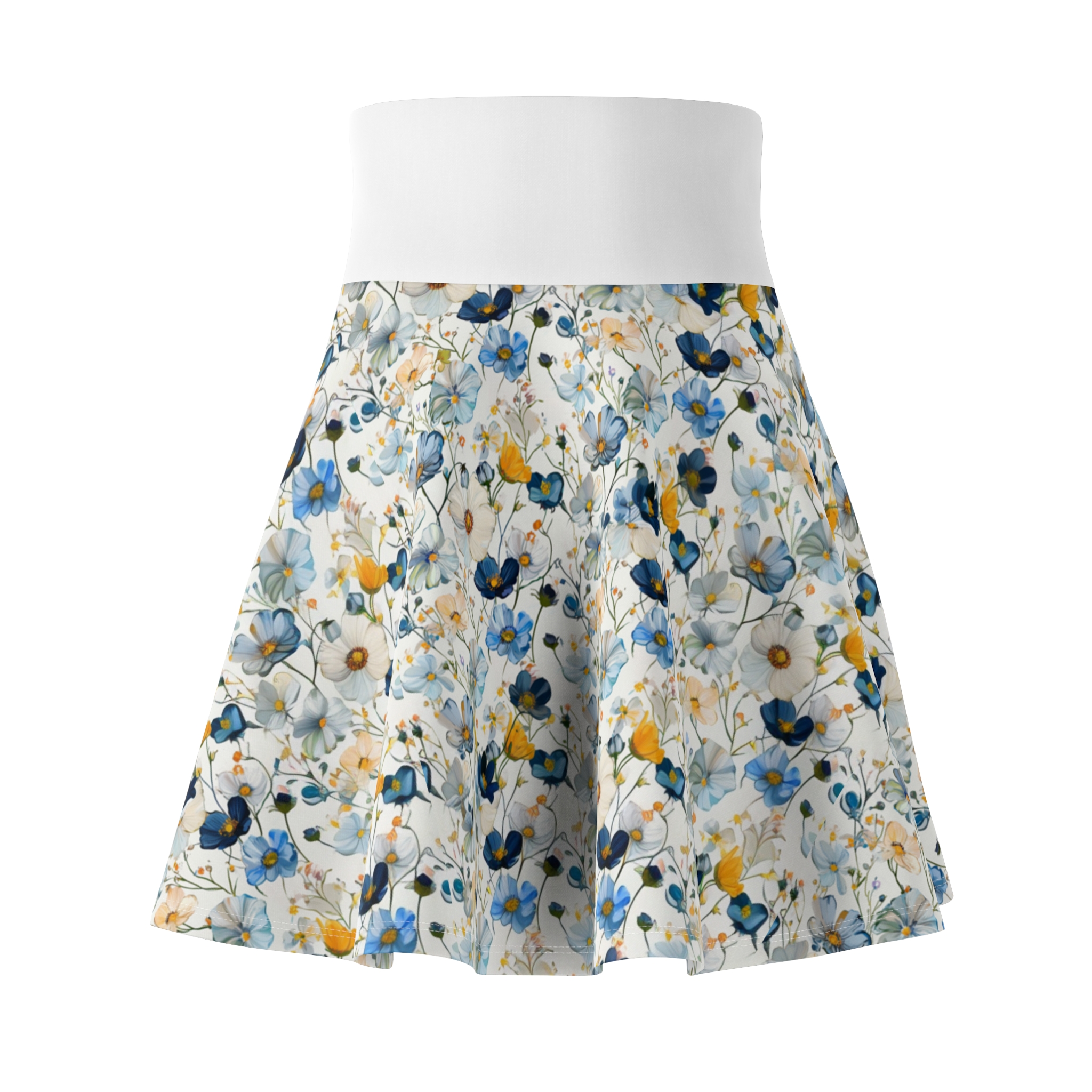 Summer Flowers - Women's Skater Skirt (AOP) - Image 2
