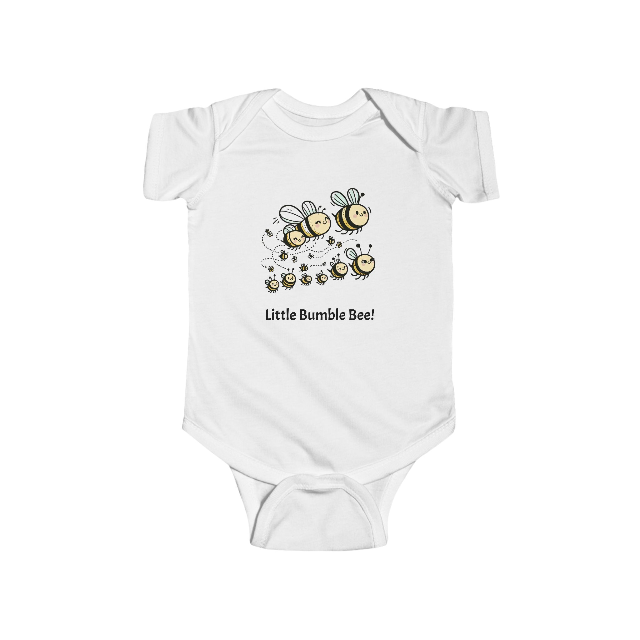 Bodysuit Little Bumble Bee Motif Sweet Bee Design Infant - Image 3