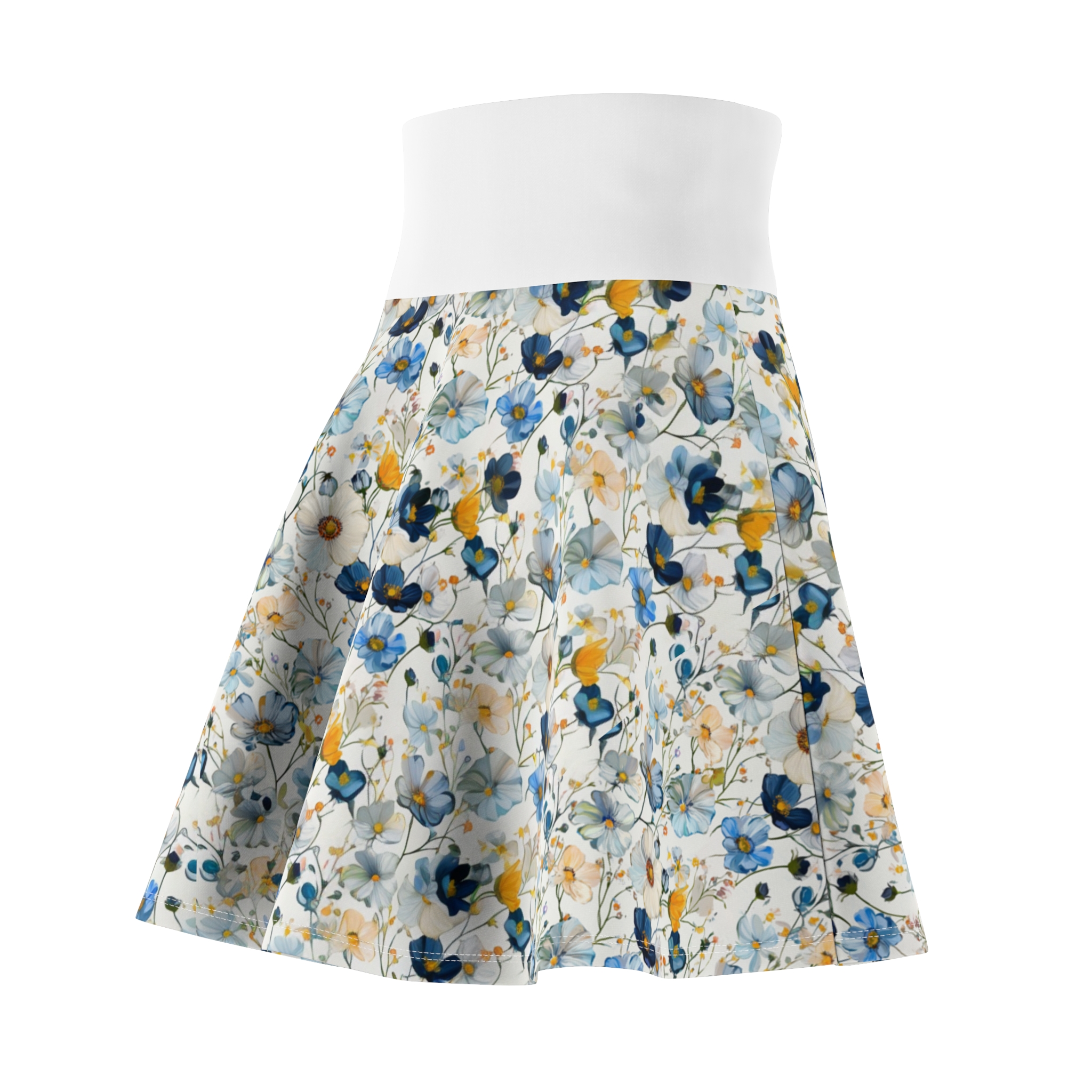 Summer Flowers - Women's Skater Skirt (AOP) - Image 4