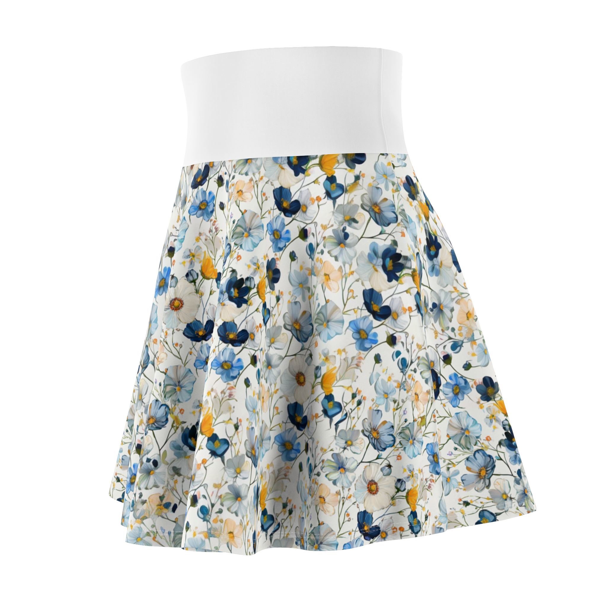 Summer Flowers - Women's Skater Skirt (AOP) - Image 3